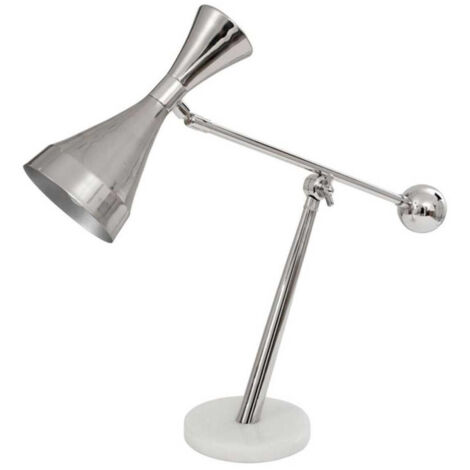 Lampe à Poser Design "Adiba" 65cm Argent