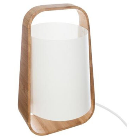 Lampe à Poser Design "Bambou" 35cm Naturel