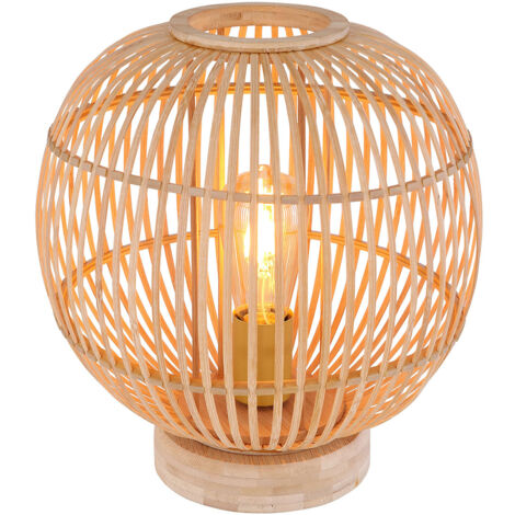 Lampe à poser design bambou Hildegard