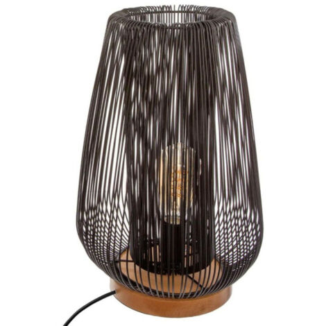 Lampe à Poser Design en Métal "Noda" 40cm Noir