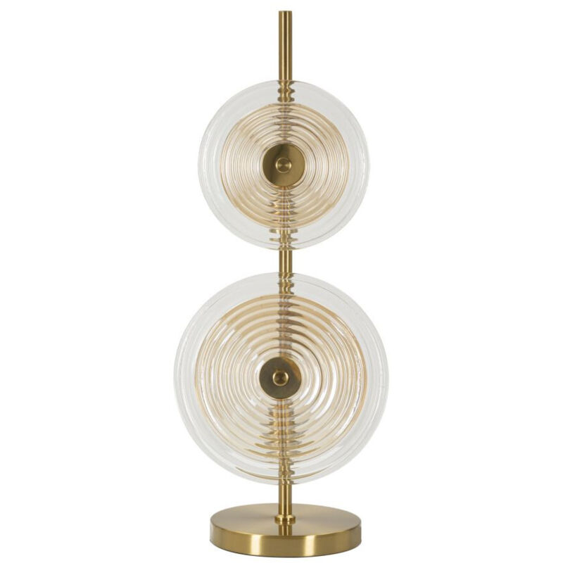 Lampe à Poser Design en Verre "Venice" 63cm Or Lampe à Poser Design en Verre "Venice" 63cm Or