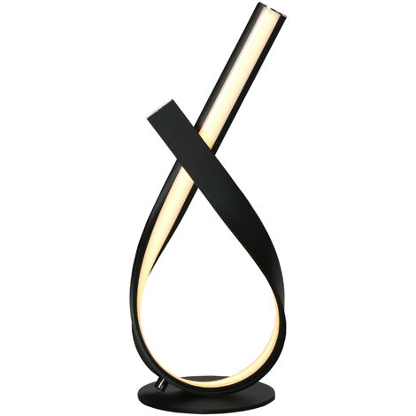 Lampe à poser design RUBEN noire à Led