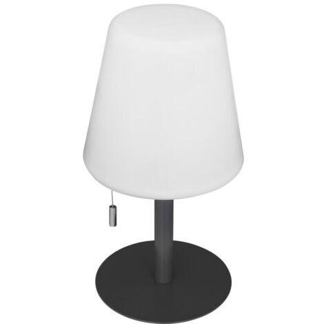 Lampe à Poser d'Extérieur "Zack" 30cm Gris Graphite