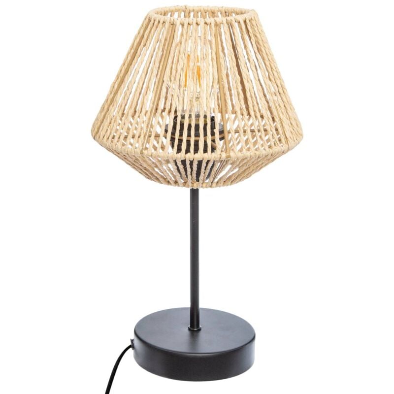 Atmosphera - Lampe Jily beige H34cm créateur d'intérieur