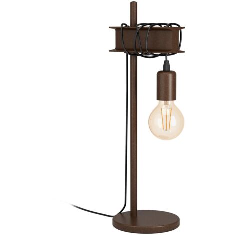Lampe À Poser EGLO Townshend Marron E27