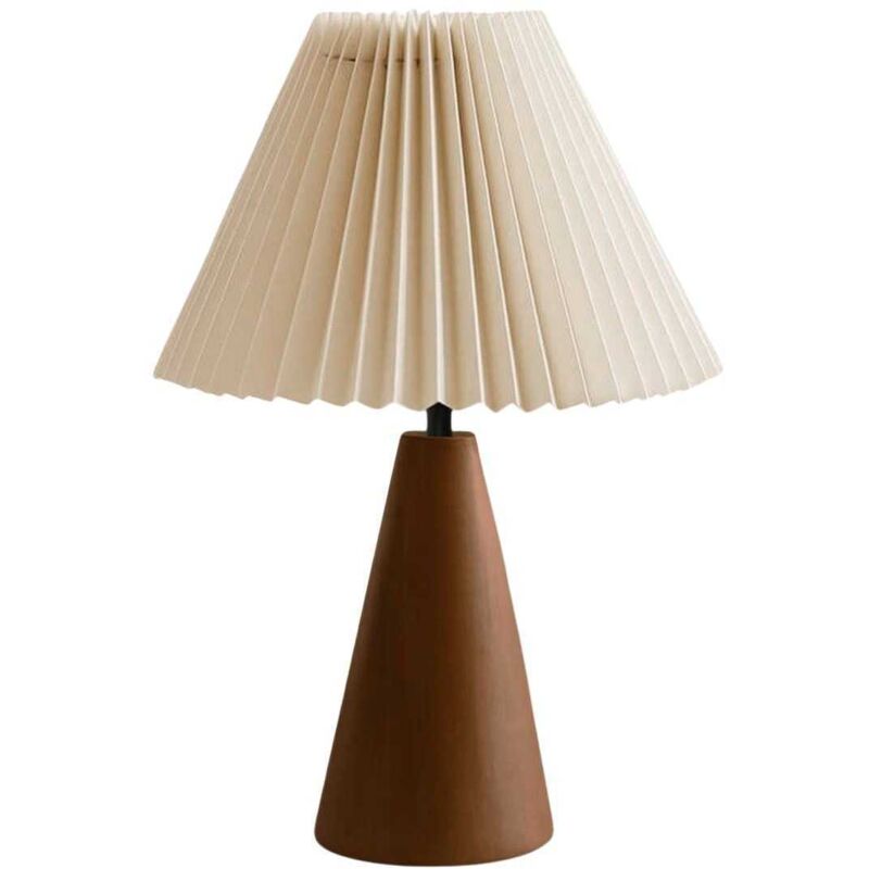 Lampe à poser en bois et PVC Serenity Modèle 3