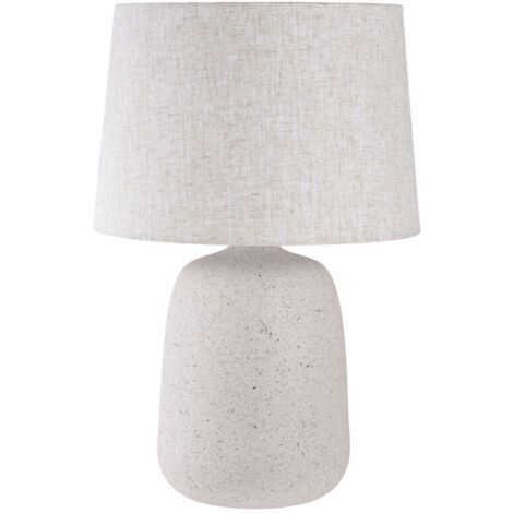 Lampe à poser en céramique - Beige - Croft