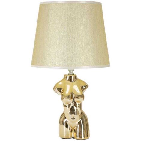 Lampe à poser en céramique Buste glam Buste femme