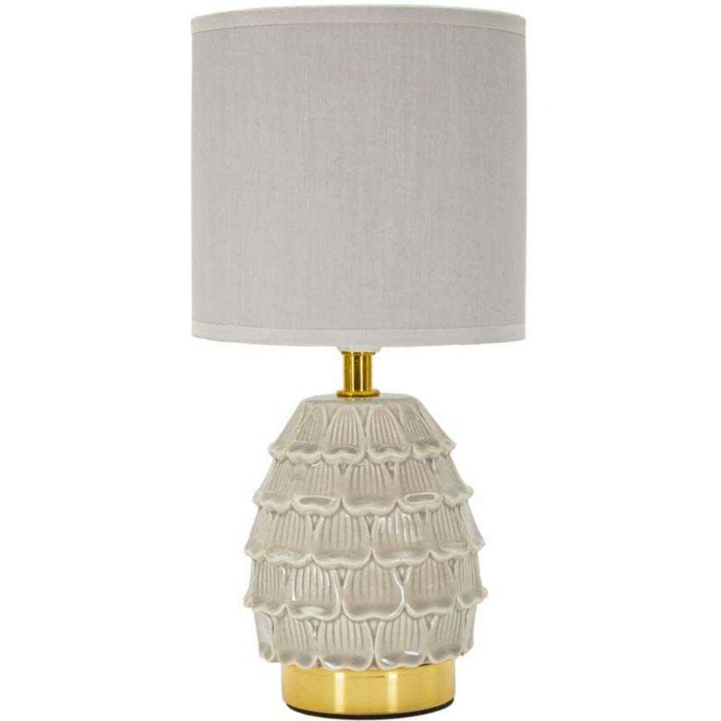 Mitepek - Lampe à poser en céramique et métal Pigny 15 x 30.5 cm