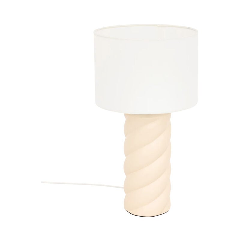 Lampe à Poser en Céramique "Noly" 44cm Beige