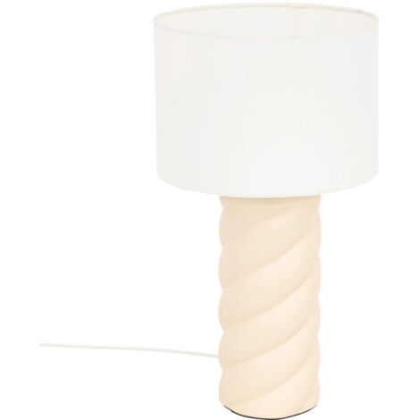 Lampe à Poser en Céramique "Noly" 44cm Beige