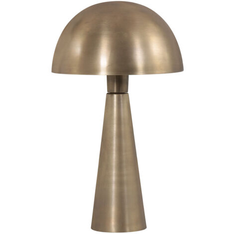 Lampe à poser en métal bronze Ø 25cm – Hauteur 42cm – Douille E27 – Classe IP20 – Dimmable avec interrupteur – Steinhauer