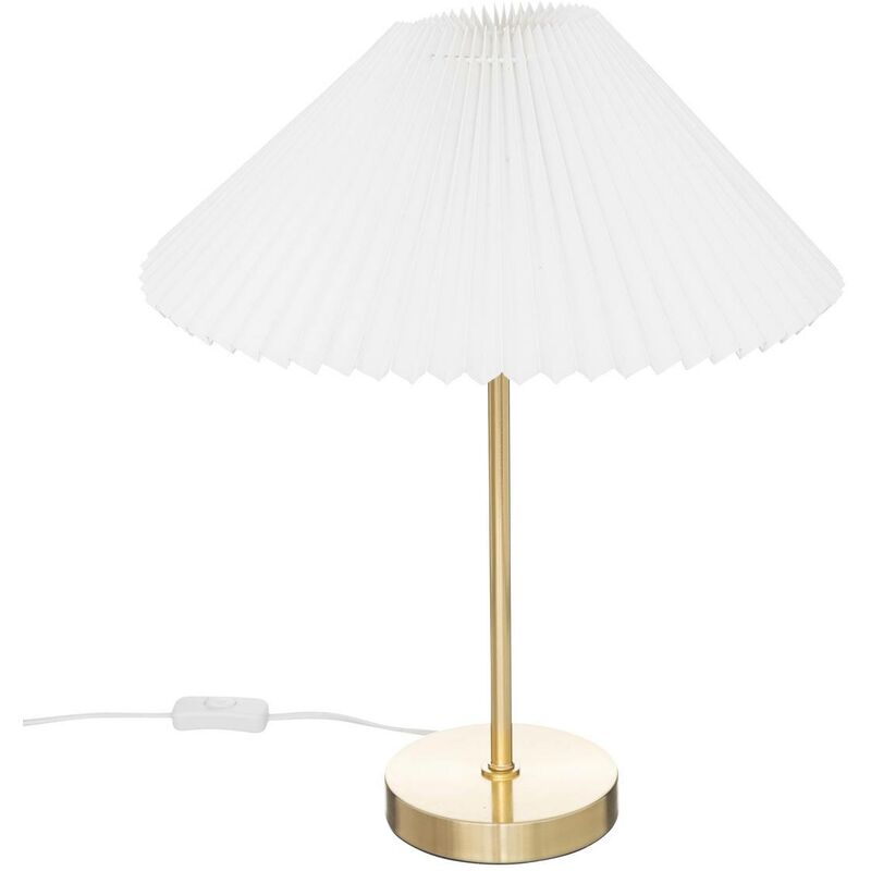 Atmosphera - Lampe Jiling en métal H47cm blanc créateur d'intérieur