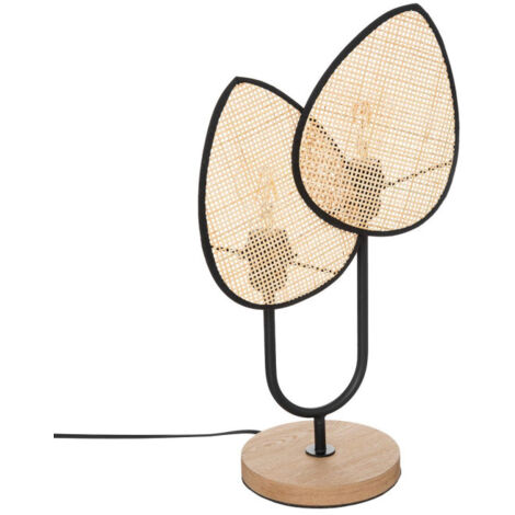 Lampe à Poser en Métal "Olme" 44cm Beige