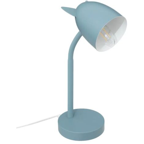 Lampe à Poser en Métal Oreilles 31cm Bleu
