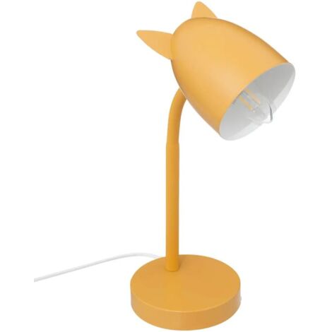 Lampe à Poser en Métal Oreilles 31cm Ocre