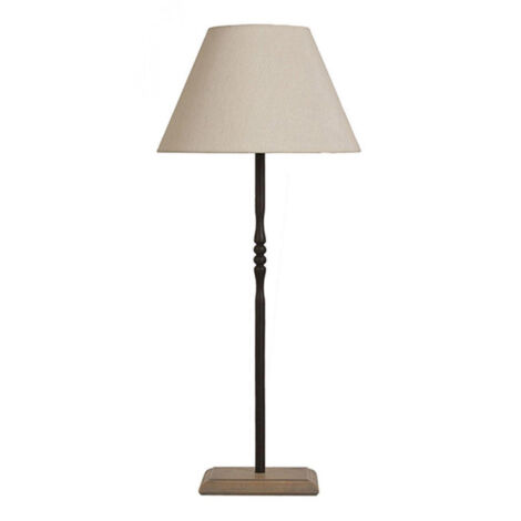 Lampe à poser en métal - Résine - Gris - Interior's