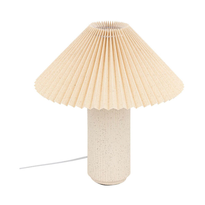 Atmosphera - Lampe à Poser en Porcelaine 'Talya' 38cm Beige