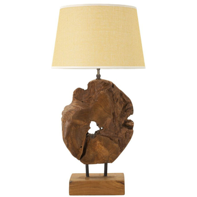Lampe à Poser en Teck "Kepala" 69cm Marron Lampe à Poser en Teck "Kepala" 69cm Marron