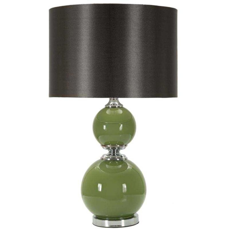 Lampe à poser en verre et métal Eva Modèle 1