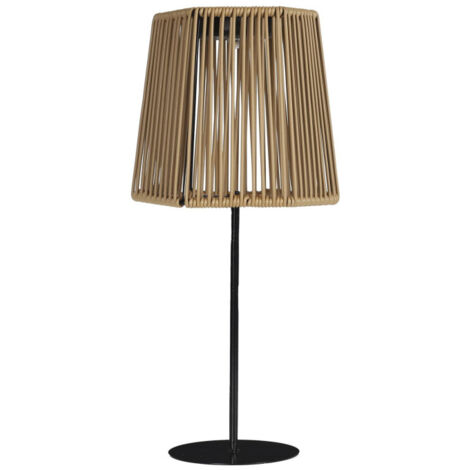 Lampe à Poser Extérieur Solaire "Carmine" 40cm Beige