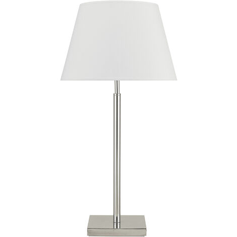 Lampe à poser FIRENZE E27 60W Nickel satin