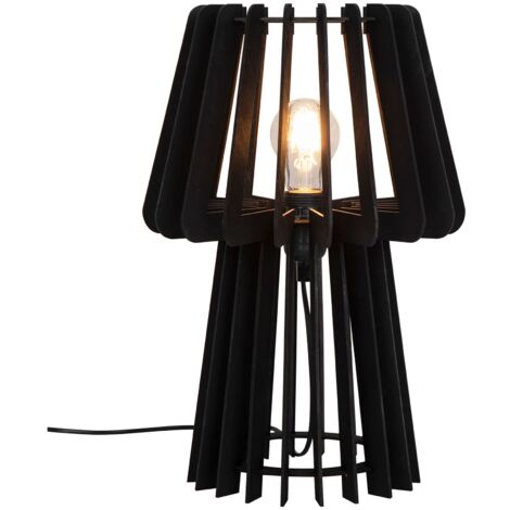 Lampe à poser GROA  Bois Noir, H.40 - IP20 - E27 /Nordlux Intérieur
