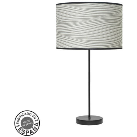 Lampe à poser haute couture 1xe27 noir/gris 63x30x 30 cm