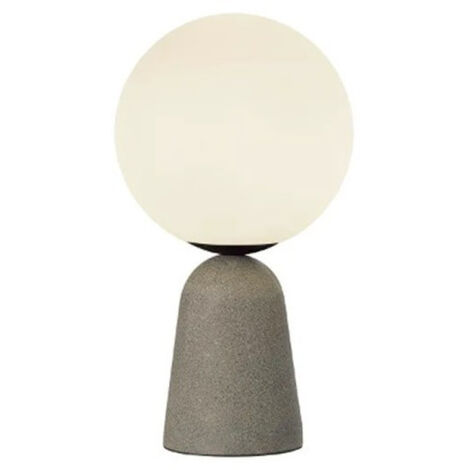 Lampe à Poser Hoby Béton Gris Gm