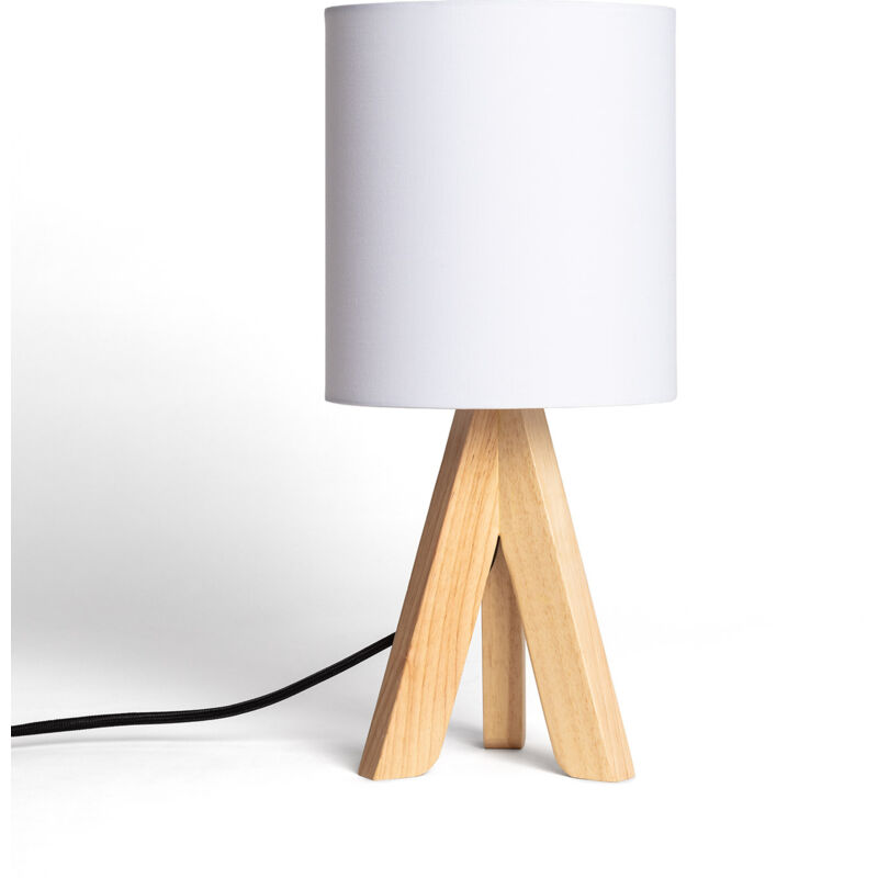 Lampe à Poser Bois Kanuni Blanc