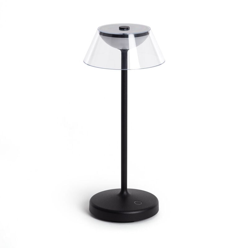 Efectoled - Lampe à Poser led 6W Portable avec Batterie usb Rechargeable Dipley Noir