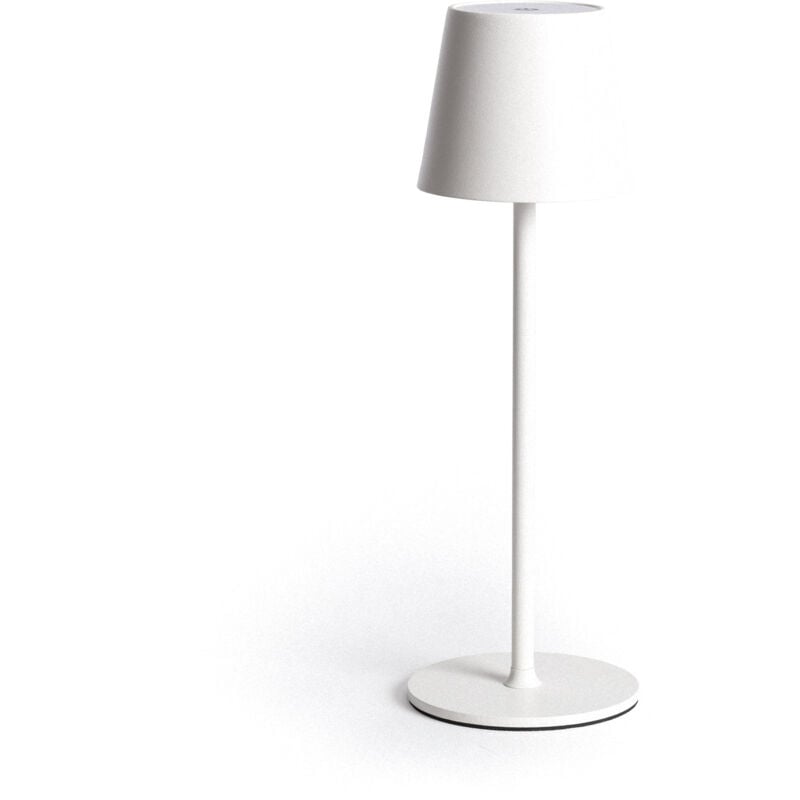 Ledkia - Lampe à Poser led Portable 3W Anisa Métal avec Batterie Rechargeable usb Blanc