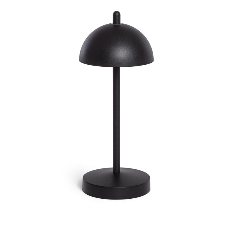 Ledkia - Lampe à Poser led Portable Extérieure Métal avec Batterie Rechargeable Pirinoa Noir
