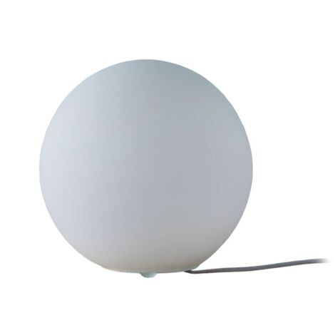 Lampe à poser 'Marike' en verre pour salon & salle à manger - blanc