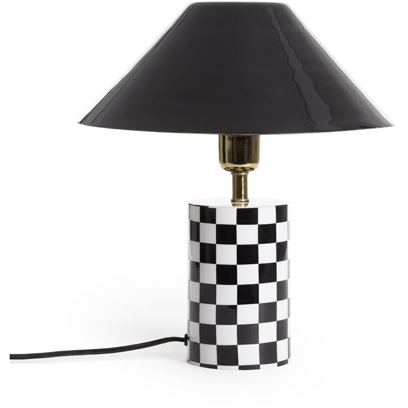 Ledkia - Lampe à Poser Métal Brijesh Noir