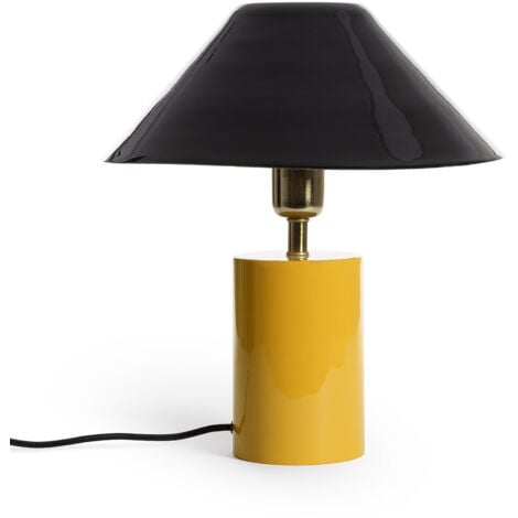 LEDKIA Lampe à Poser Métal Brijesh Noir