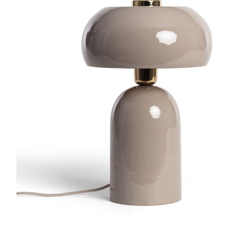 Lampe à Poser Métal Dhanuk Taupe