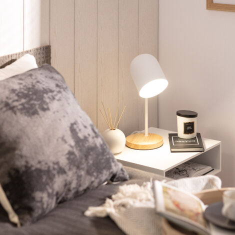 Lampe à Poser Métal Kidonge  Brun