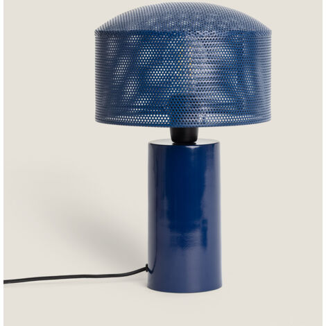 Lampe à Poser Métal Kondavil Bleu