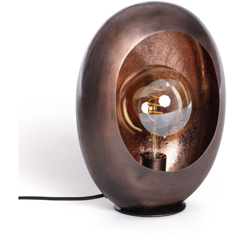 Ledkia - Lampe à Poser Métal Ovo Bronze