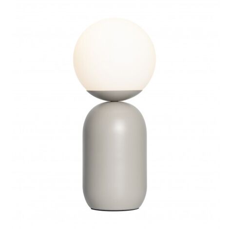 Lampe à poser NOTTI  Métal Gris, H.34.5 - IP20 - E14 /Nordlux Intérieur