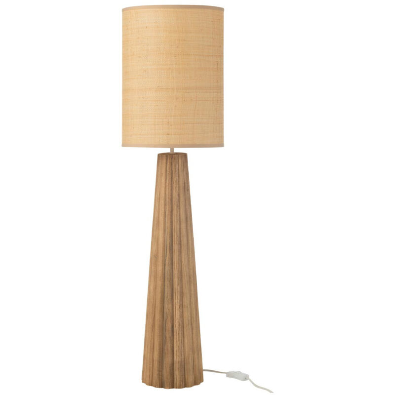 Lampe à Poser Parapluie en Bois "Ailanthus" 100cm Naturel Lampe à Poser Parapluie en Bois "Ailanthus" 100cm Naturel