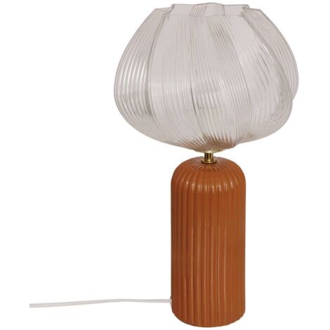 Lampe à poser Phylas camel H45,5cm - Atmosphera créateur d'intérieur