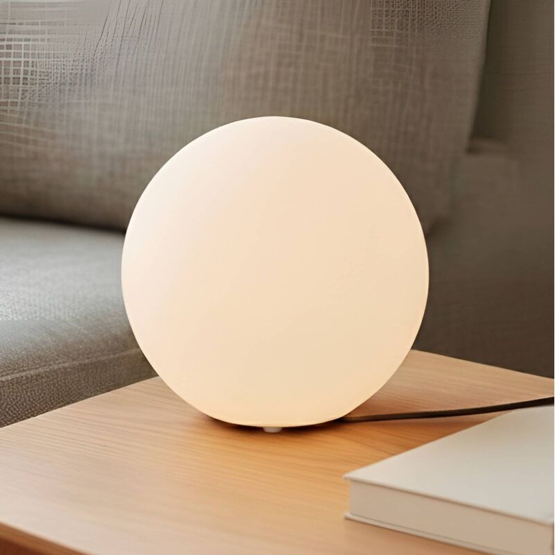 Lindby - Lampe à poser 'Marike' en verre pour salon & salle à manger