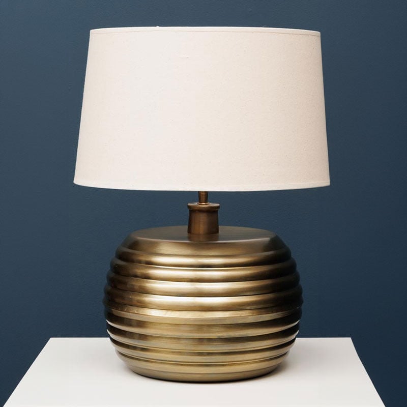 Lampe à poser Raïs doré 52x40cm