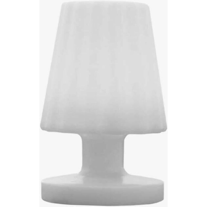 Mini lampe à poser rechargeable sans fil led blanc chaud dimmable lady mini h 22 cm