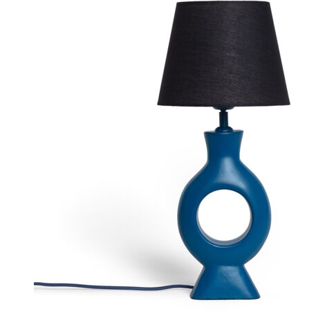 Lampe à Poser Résine Dimahis Bleu