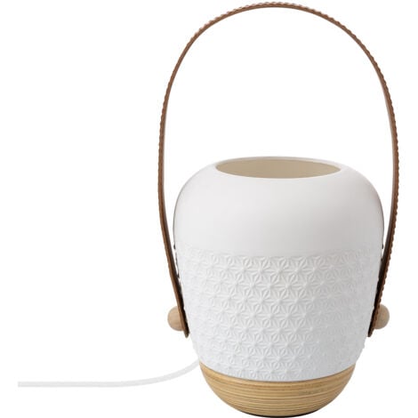 Lampe à Poser Saquet Blanc
