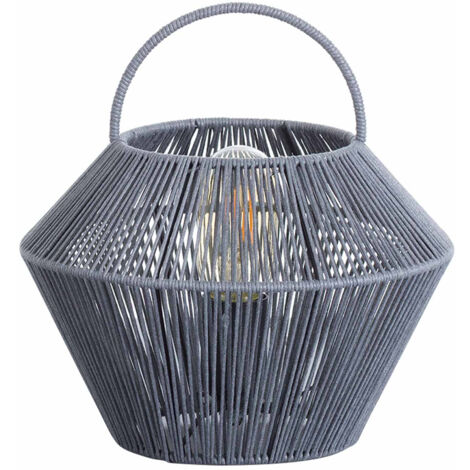 Lampe à poser Shaoran Gris 24x24x25cm 7hSevenOn Deco
