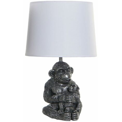 Lampe à poser Singe Gris 48 cm